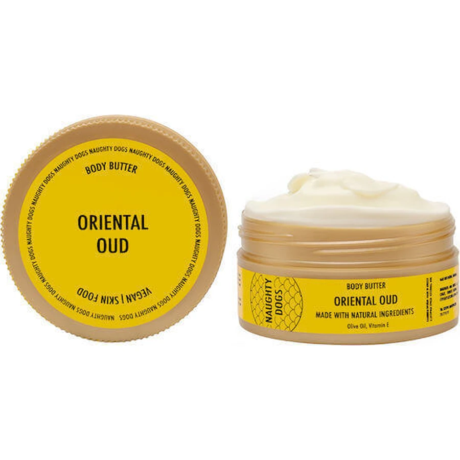 Naughty Dogs Oriental Oud Butter Зволожуючий крем для тіла з алое вера 200 мл: ціни та характеристики