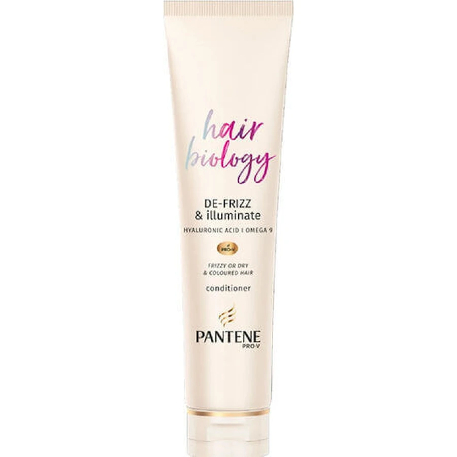 Pantene Hair Biology Defrizz Hair Biology Ful & Vibrant Illuminate Зволожуючий кондиціонер для всіх типів волосся 160 мл: ціни та характеристики