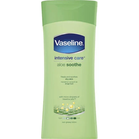 Вазеліновий інтенсивний догляд Aloe Soothe Aloe Vera Зволожуючий відновлювальний лосьйон з алое вера для сухої/дуже сухої шкіри 200мл: ціни та характеристики