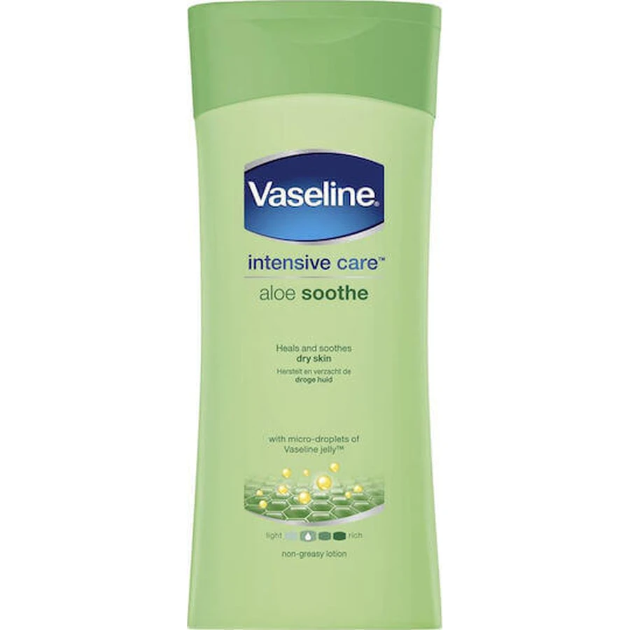 Вазеліновий інтенсивний догляд Aloe Soothe Aloe Vera Зволожуючий відновлювальний лосьйон з алое вера для сухої/дуже сухої шкіри 200мл: ціни та характеристики