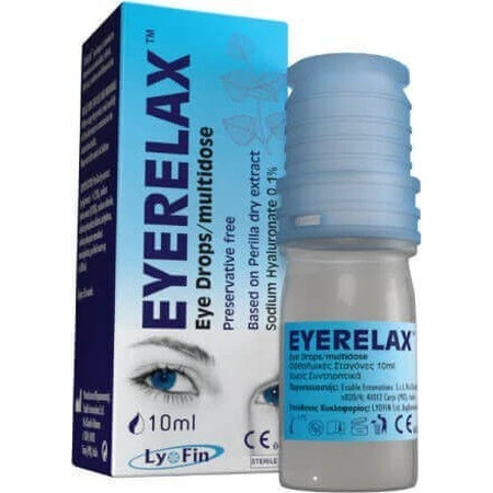 Lyofin Eye Relax Hyaluronic Acid Eye Drops 10ml: цены и характеристики