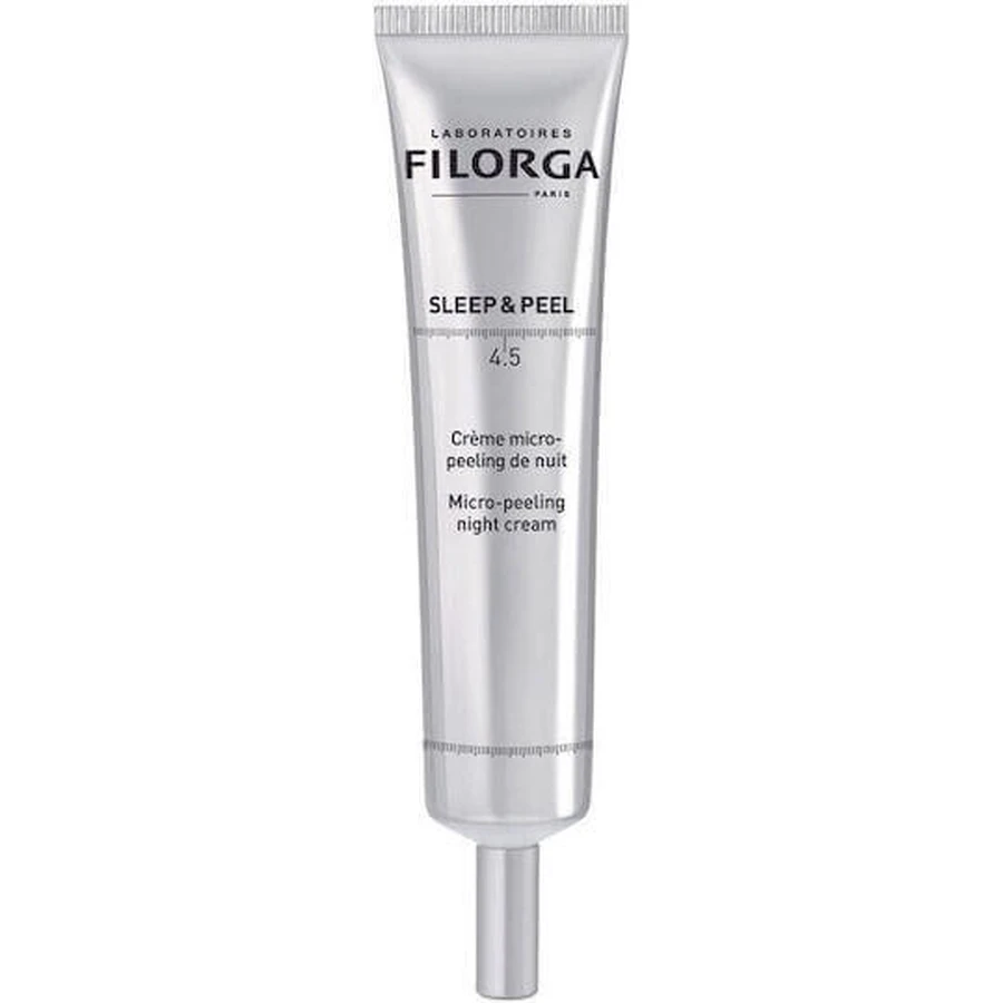 Filorga Sleep & Peel 4.5 Зволожуюча та антивікова сироватка для обличчя з ніацинамідом та АНА для тонізації та ревіталізації 40мл: ціни та характеристики
