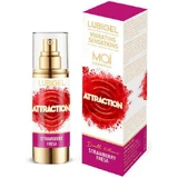 May Lubigel Vibrating Sensations Вібраційні відчуття Лубрикант притягання Полуниця 30мл