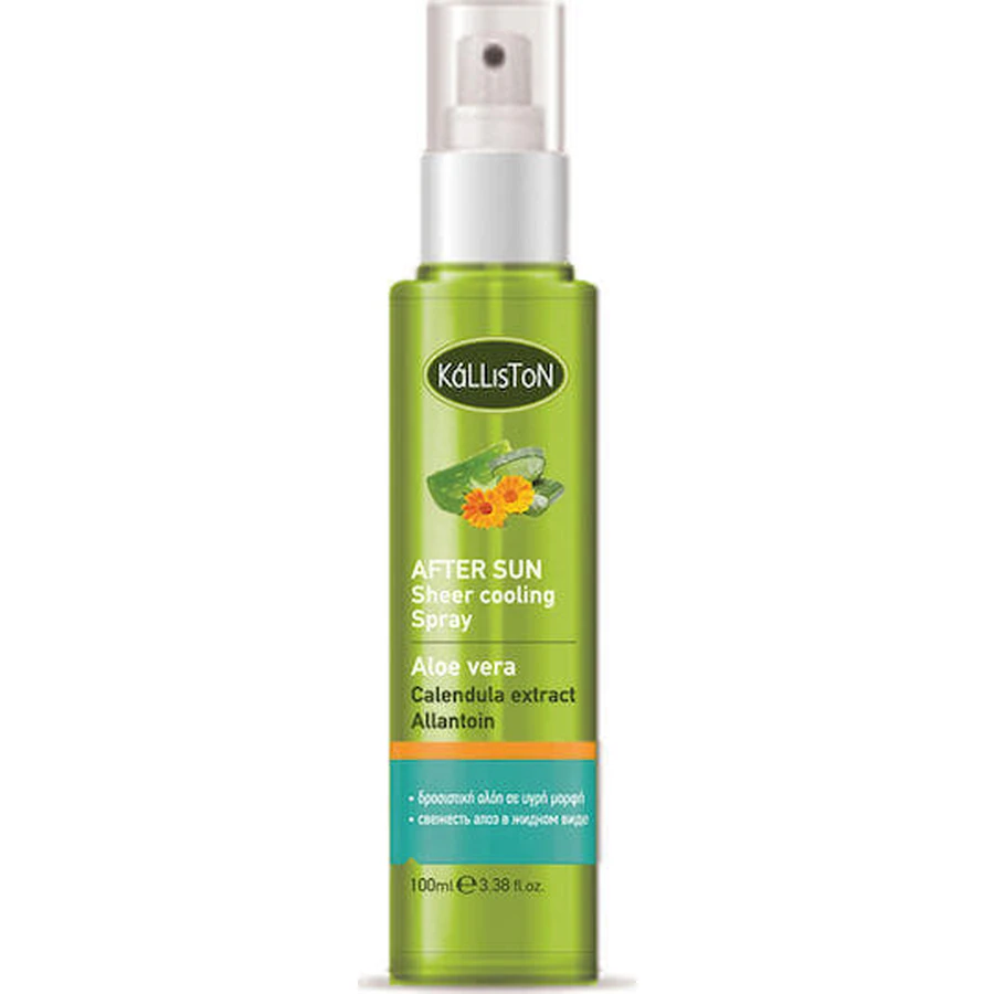 Kalliston Kalliston Sun Sheer Cooling Spray Лосьйон після засмаги для обличчя та тіла з календулою та ромашкою спрей 100мл: ціни та характеристики