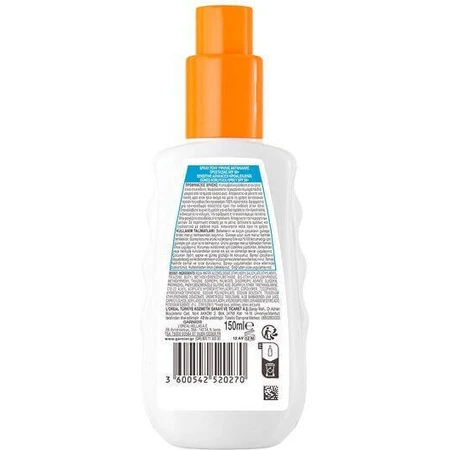 Garnier Ambre Solaire Sensitive Advanced Waterproof Детский солнцезащитный крем-спрей SPF50 150 мл: цены и характеристики