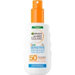 Garnier Ambre Solaire Sensitive Advanced Waterproof Детский солнцезащитный крем-спрей SPF50 150 мл: цены и характеристики
