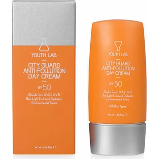 Лаборатория Молодости. City Guard Anti-Polishing Face Day Cream SPF50 для увлажнения и борьбы с возрастными изменениями с витамином С 40 мл