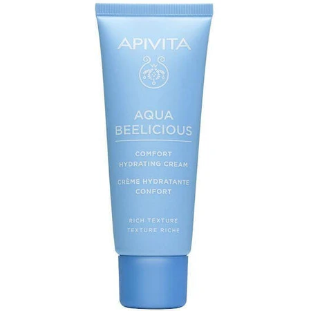Apivita Aqua Beelicious Rich 24-годинний зволожуючий гель для обличчя з гіалуроновою кислотою та алое вера 40 мл: ціни та характеристики
