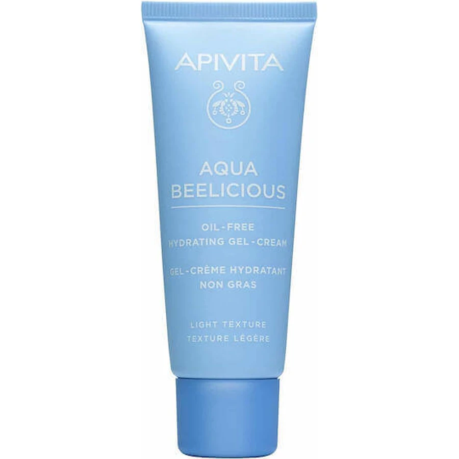 Apivita Aqua Beelicious Beelicious Легкий безмасляний 24-годинний зволожуючий і регулюючий гель для обличчя з гіалуроновою кислотою та алое вера 40 мл: ціни та характеристики