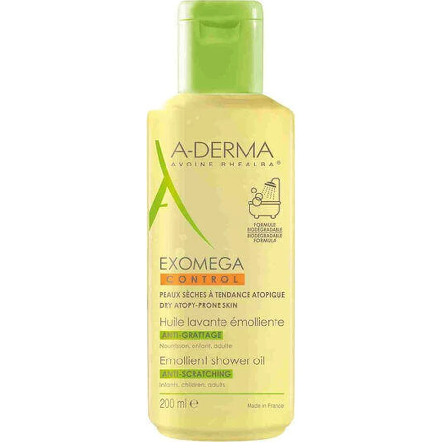 A-Derma Exomega Олія для очищення тіла, що підходить для атопічної шкіри 200 мл: ціни та характеристики