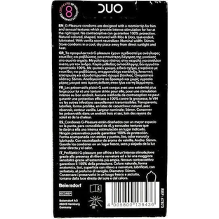 Duo Пресерванти G-Pleasure ребристі 12шт