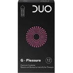 Duo Пресерванти G-Pleasure ребристі 12шт: ціни та характеристики