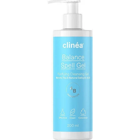Clinea Balance Spell Гель для лица для кожи, склонной к акне 200 мл: цены и характеристики