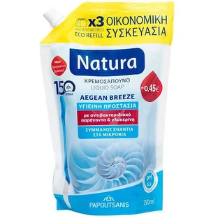 Заправка для мила Papoutsanis Aegean Breeze Soap Cream Поповнення 750мл
