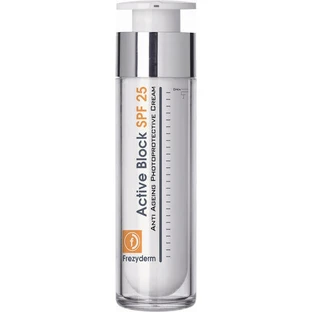 Денний крем проти старіння для обличчя Frezyderm Active Block з SPF25 гіалуроновою кислотою та пептидами, 50 мл