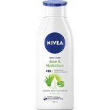 Nivea Aloe & Hydration Зволожуюча сироватка для тіла з алое вера для нормальної та сухої шкіри 400 мл