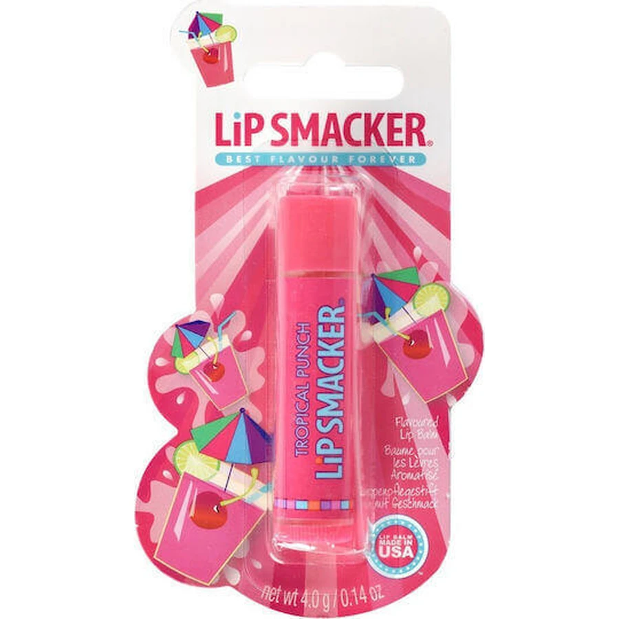 Lip Smacker Фруктовый бальзам для губ Тропический пунш 4гр: цены и характеристики