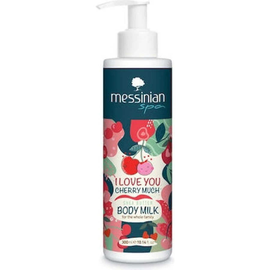 Messinian Spa I Love You Cherry Much Зволожуючий крем для тіла з алое вера 300мл: ціни та характеристики
