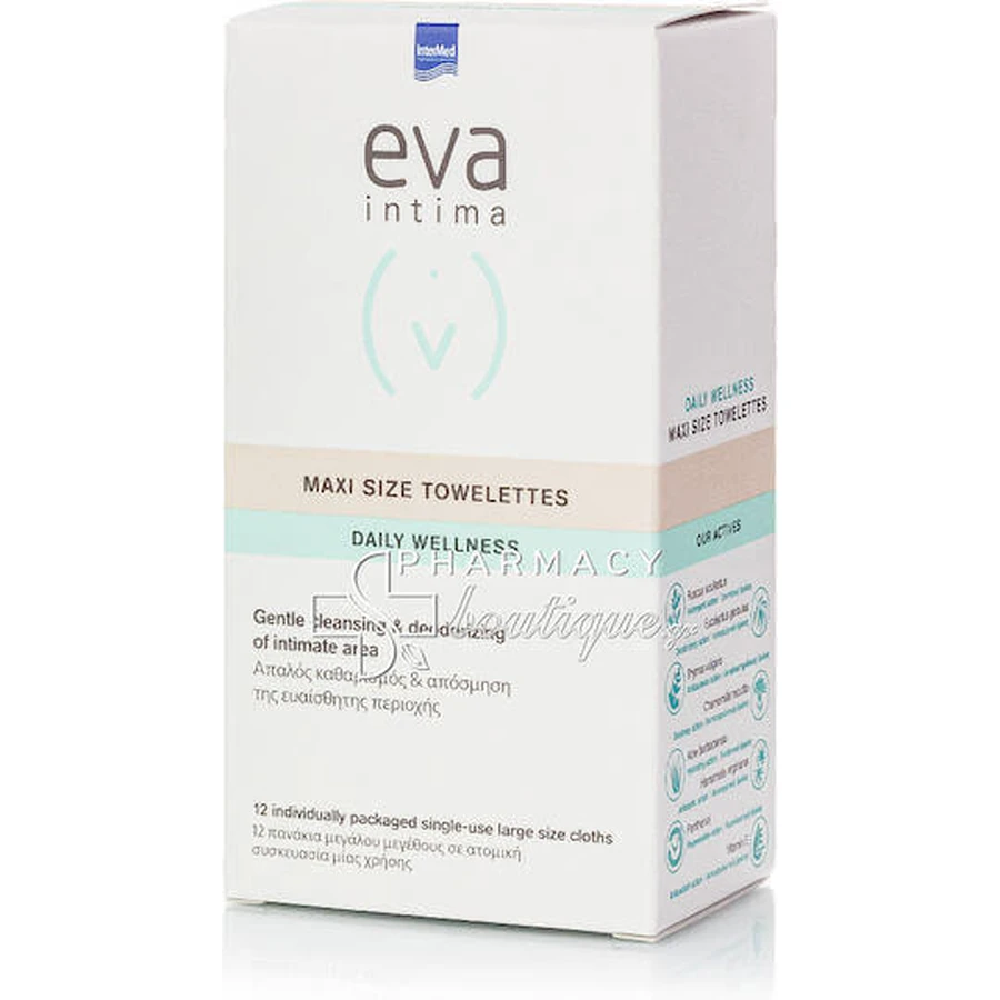 Серветки InterMed Eva Intima Intima Daily Wellness Maxi Size 10шт: ціни та характеристики