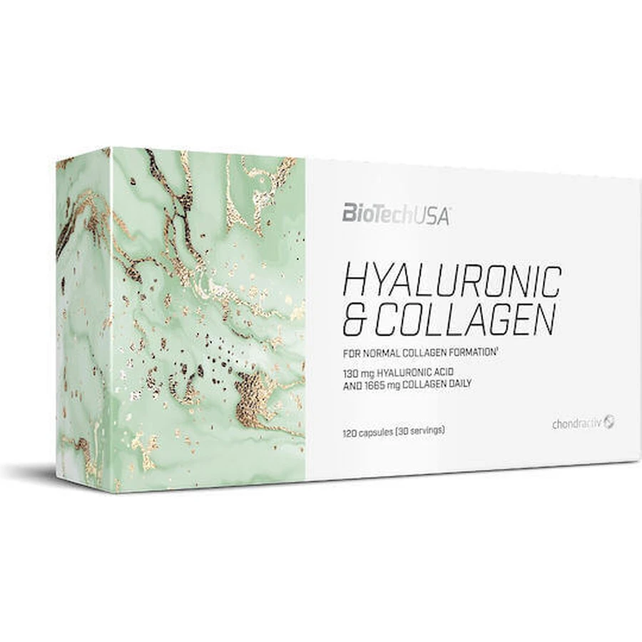 Biotech USA Hyaluronic & Collagen with Hyaluronic Acid & Vitamin C 120 caps: цены и характеристики