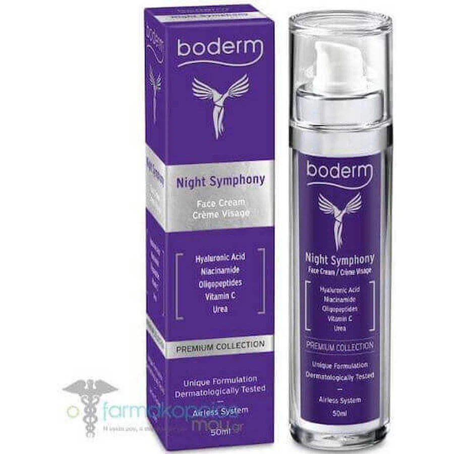 Нічний крем для обличчя Boderm Symphony 50 мл: ціни та характеристики