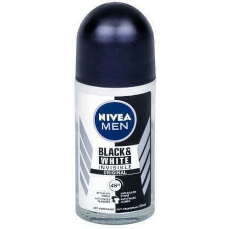 Nivea Чоловічий дезодорант-антиперспірант Invisible for Black & White 48 годин у рулоні 50 мл: ціни та характеристики