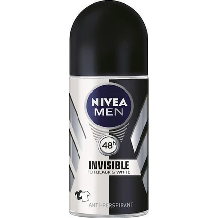 Nivea Чоловічий дезодорант-антиперспірант Invisible for Black & White 48 годин у рулоні 50 мл: ціни та характеристики