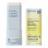 Attitude Oatmel Sensitive Natural Sensitive Mineral Минеральный солнцезащитный стик для лица SPF30 20 г