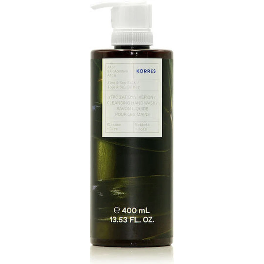Korres Aloe & Sea Salt Pump Hand Gel 400ml: цены и характеристики