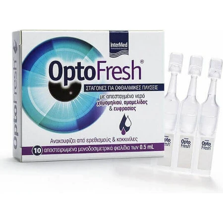 Глазные капли InterMed Optofresh 10x0,5 мл: цены и характеристики