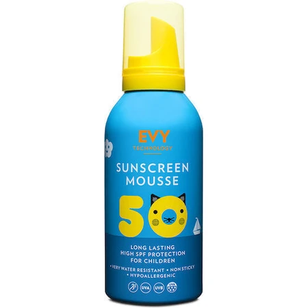 Evy Technoology Водостойкий детский солнцезащитный крем-мусс SPF50 150 мл: цены и характеристики