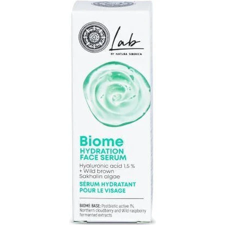 Natura Siberica Lab Biome Hydration Антивікова сироватка для обличчя з гіалуроновою кислотою 30 мл: ціни та характеристики