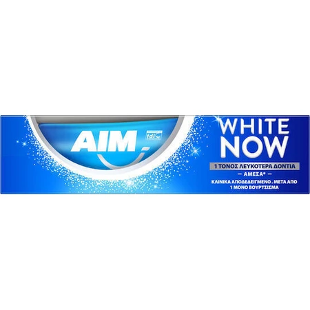 Відбілююча зубна паста AIM White Now 75мл: ціни та характеристики