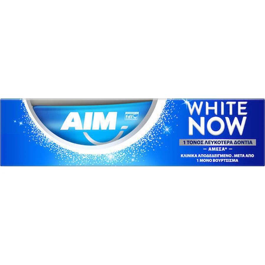 Відбілююча зубна паста AIM White Now 75мл: ціни та характеристики