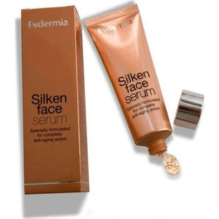Evdermia Silken Silken Увлажняющая и антивозрастная сыворотка для лица с пептидами и гиалуроновой кислотой для детоксикации и тонизирования 50 мл