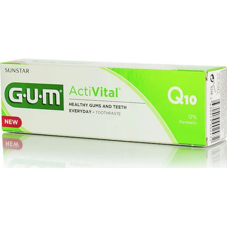 GUM 6050 Activital Q10 Зубна паста від зубного нальоту 75мл: ціни та характеристики