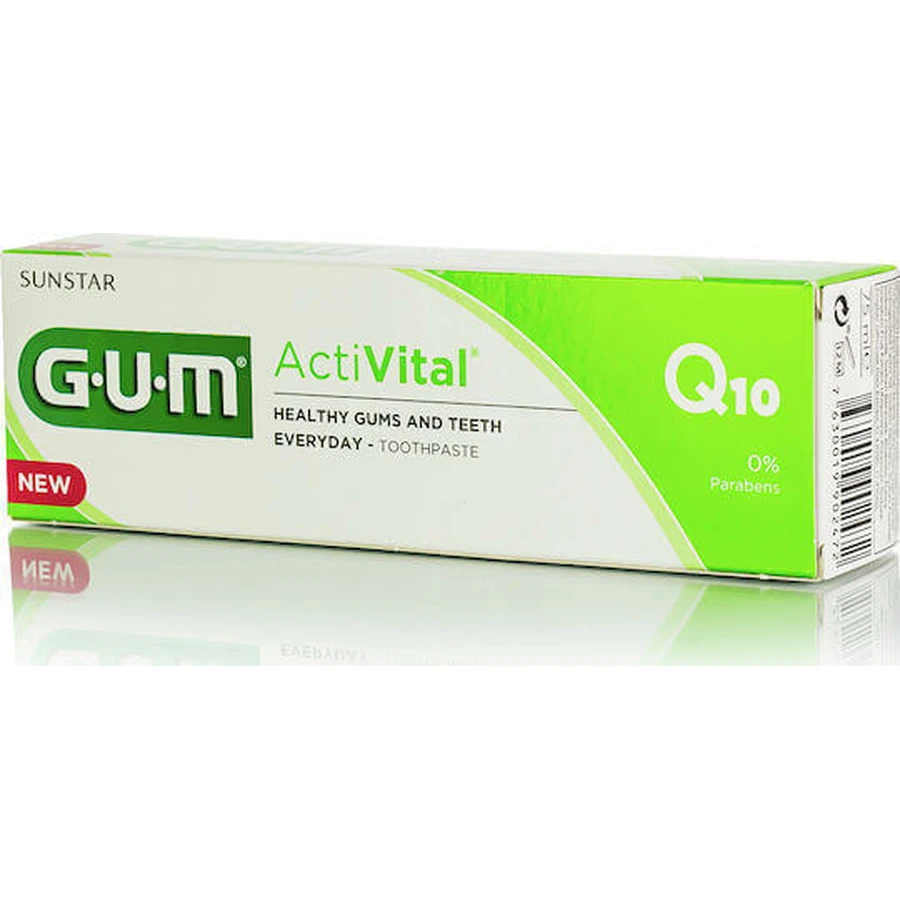 GUM 6050 Activital Q10 Зубна паста від зубного нальоту 75мл: ціни та характеристики