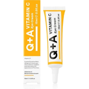 Q+A Natural Skincare Зволожуючий крем для шкіри навколо очей з вітаміном С 15мл