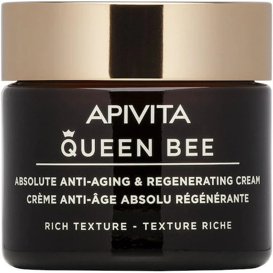 Apivita Queen Bee Absolute Anti Aging & Regenerating Rich Moisturising and Anti-Ageing Day Cream for Face with Panthenol 50ml: цены и характеристики