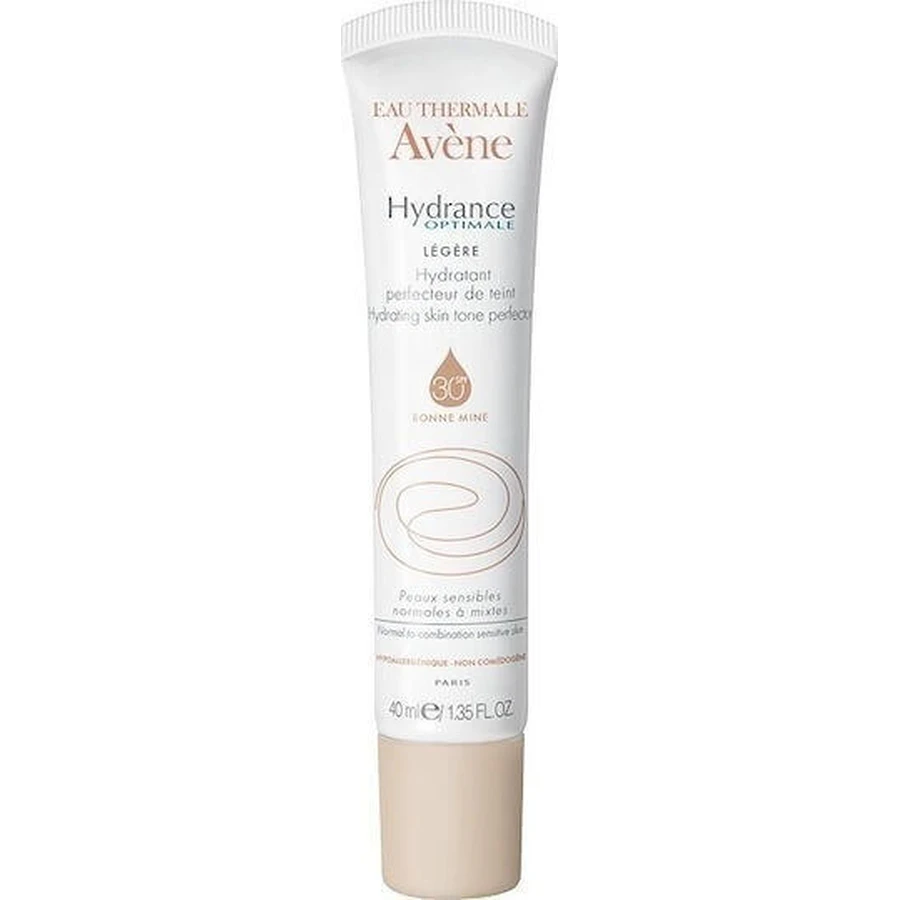 Eau Thermale Avène Hydrance Легка зволожуюча денна емульсія для обличчя тонована з SPF30 проти недосконалостей 40мл: ціни та характеристики