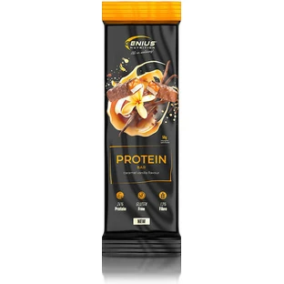 Genius Nutrition Protein Bar Карамель со вкусом ванили Протеиновый батончик 50 гр.