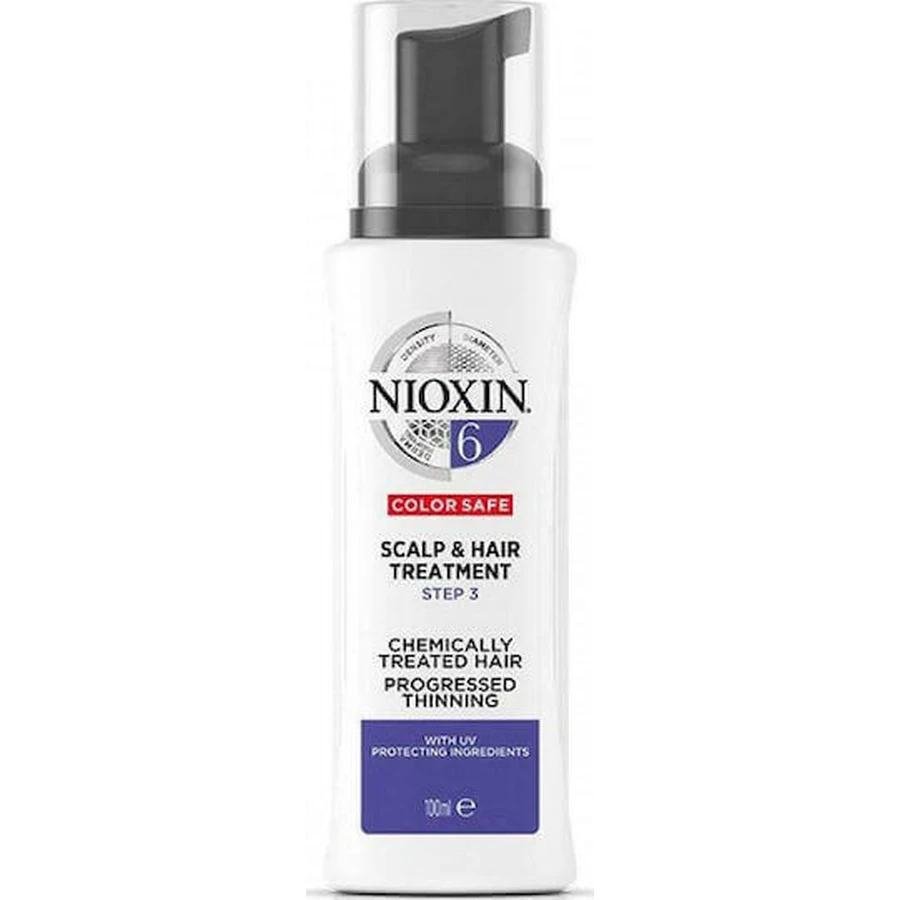 Nioxin System 6 Colour Safe Лосьйон для волосся проти випадіння Крок 3 100 мл: ціни та характеристики