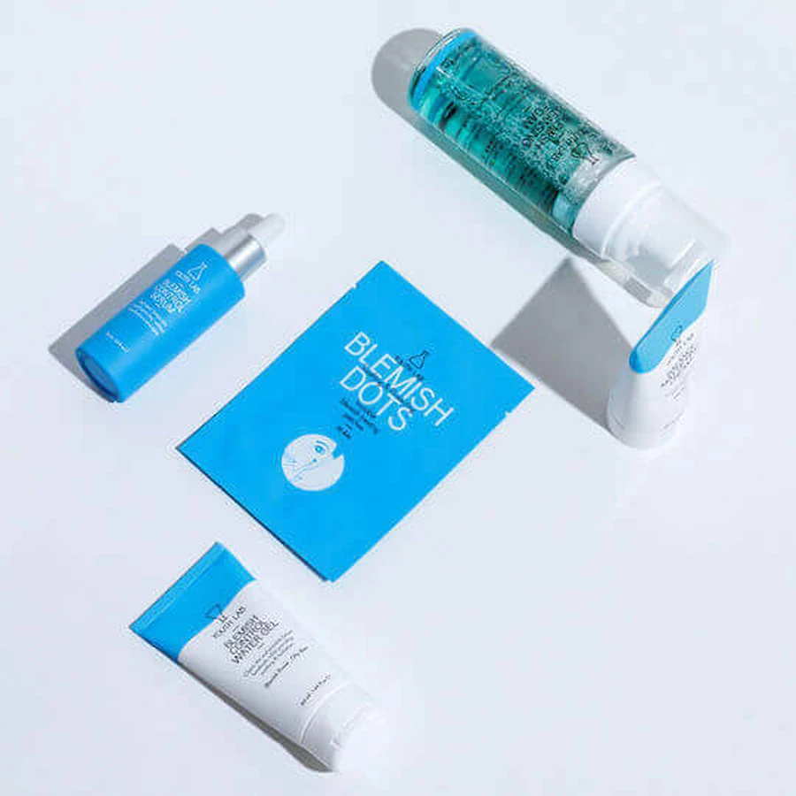 Лабораторія молодості. Blemish Control Water Зволожуючий і регулюючий гель для обличчя для боротьби з акне з ніацинамідом і центеллою азіатською 50 мл: ціни та характеристики