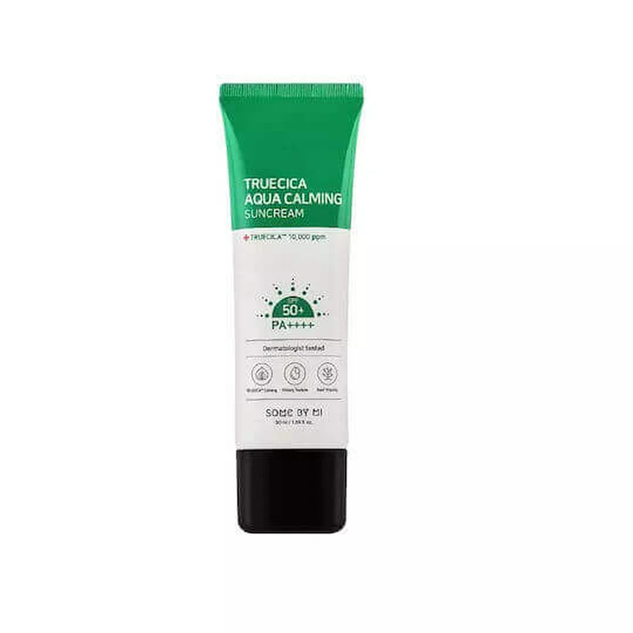 Сонцезахисний крем для обличчя Some By Mi Truecica Aqua Calming Sunscreen SPF50 50 мл: ціни та характеристики
