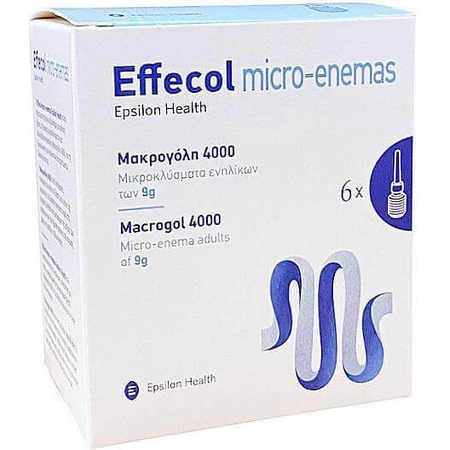 Epsilon Health Micro-Enemas Macrogol 4000 6 x 9гр: ціни та характеристики