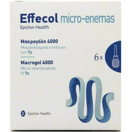 Epsilon Health Micro-Enemas Macrogol 4000 6 x 9гр: ціни та характеристики