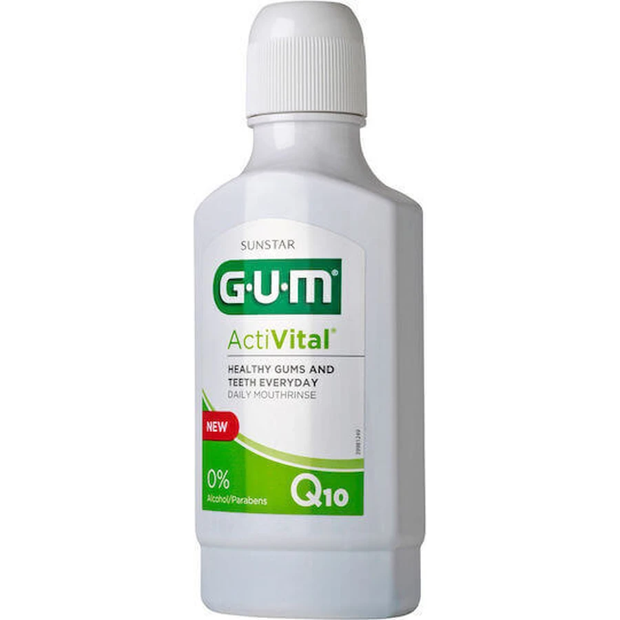Ополіскувач для порожнини рота GUM Activital Q10 Щоденний захист: ціни та характеристики