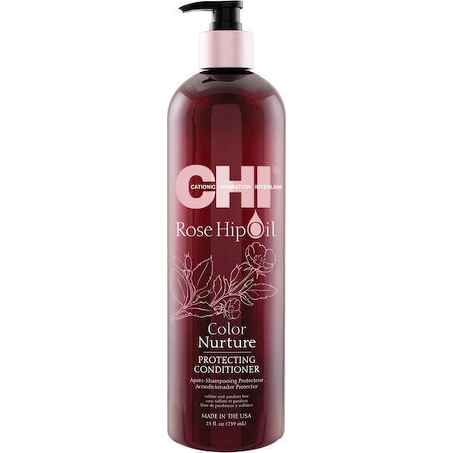 CHI Rose Hip Hip Oil Protecting Conditioner Восстанавливающий/питательный кондиционер для окрашенных волос 739 мл: цены и характеристики