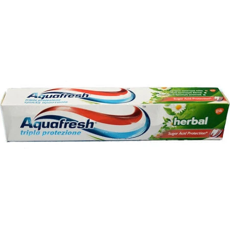 Aquafresh Зубна паста "Все в одному" проти зубного нальоту та карієсу з травами 75мл: ціни та характеристики