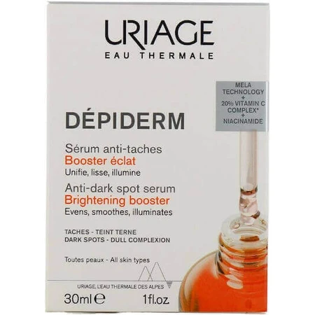 Uriage Depiderm Depiderm Бустер для обличчя з вітаміном С та ніацинамідом для сяйва 30 мл: ціни та характеристики